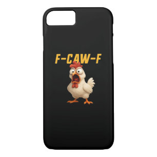 F-Caw-F Chicken Funny Chicken F-Caw-F Gear Vintage Case-Mate iPhone Case