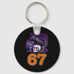 F-Caw-F Chicken Halloween Classic Funny Trendy Key Ring