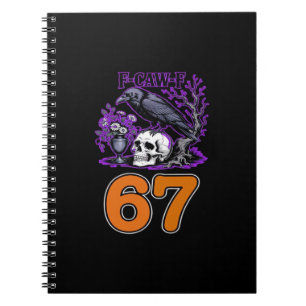 F-Caw-F Chicken Halloween Classic Funny Trendy Notebook
