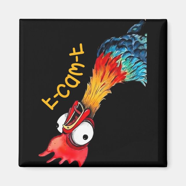 F-caw-f Chicken Quote Rooster Fcawf Funny Fawk Off Magnet (Front)