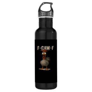F-Caw-F Chicken Retro Classic 710 Ml Water Bottle