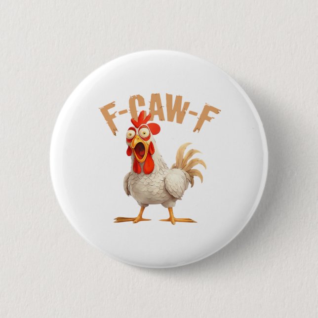 F-Caw-F Classic Aesthetic Style 6 Cm Round Badge (Front)