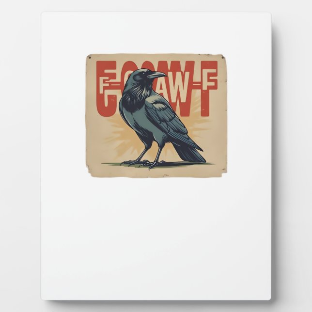 F-Caw-F Classic Classic Unique Plaque (Front)