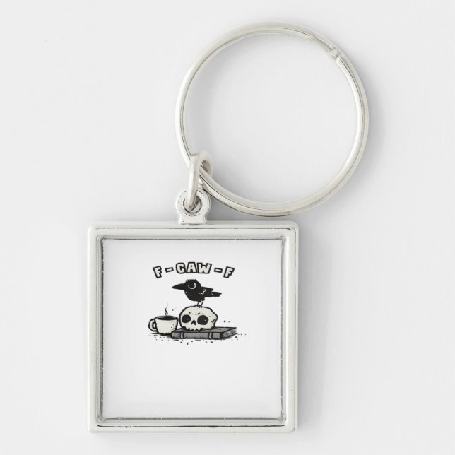 F-Caw-F Classic Cool Unique Key Ring (Front)