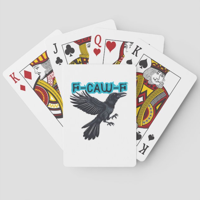 F-Caw-F Classic Creative Casual Playing Cards (Back)