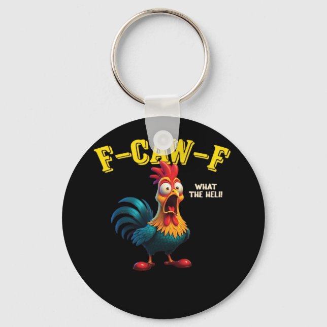 F Caw F Classic Design  Key Ring (Front)