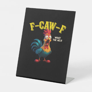 F Caw F Classic Design Pedestal Sign