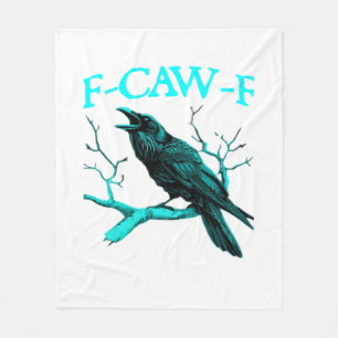 F-Caw-F Classic Funny Trendy Fleece Blanket