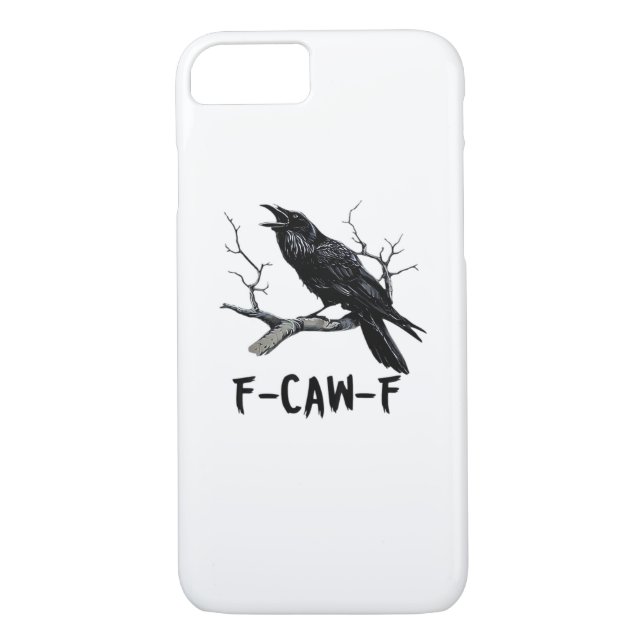 F-Caw-F Classic Minimal Clean Case-Mate iPhone Case (Back)