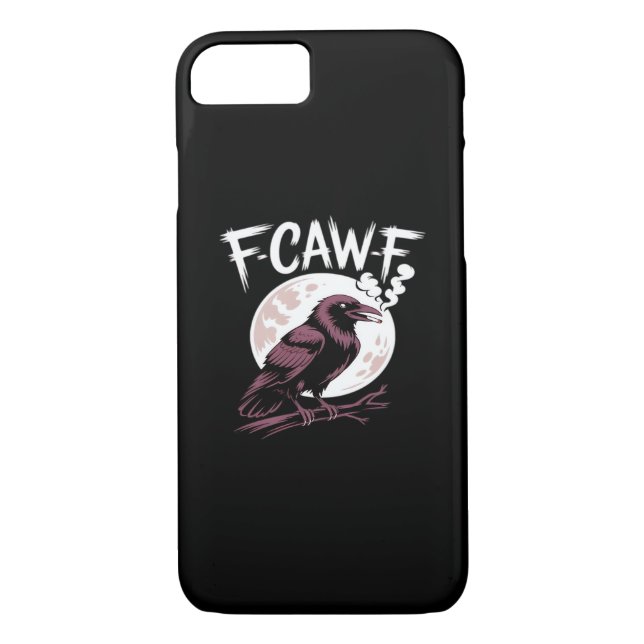 F-Caw-F Classic Minimal Clean Case-Mate iPhone Case (Back)