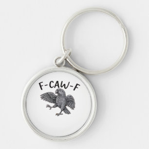 F-Caw-F Classic Minimal Clean Key Ring