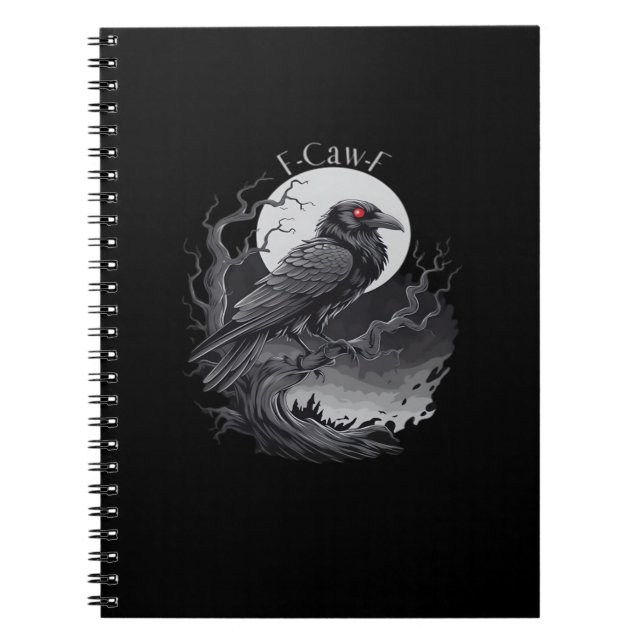 F-Caw-F Classic Minimal Clean Notebook (Front)