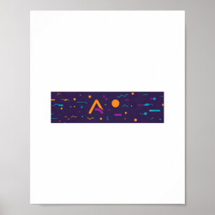 F-Caw-F Classic Minimal Clean Poster