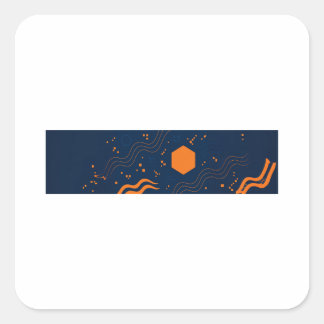 F-Caw-F Classic Minimal Clean Square Sticker