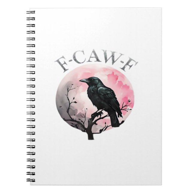 F-Caw-F Classic Retro Cool Notebook (Front)