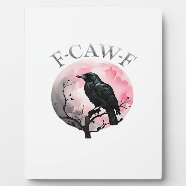 F-Caw-F Classic Retro Cool Plaque (Front)