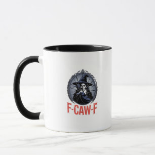 F-Caw-F Classic Retro Graphic Mug