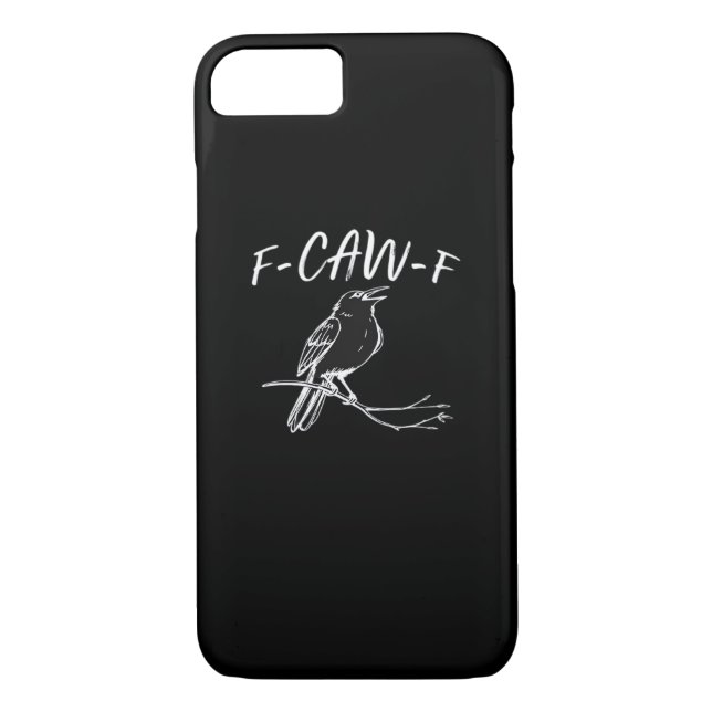 F-Caw-F Classic Retro Style Case-Mate iPhone Case (Back)