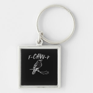 F-Caw-F Classic Retro Style Key Ring