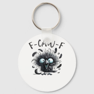 F-Caw-F Classic Retro Style Key Ring
