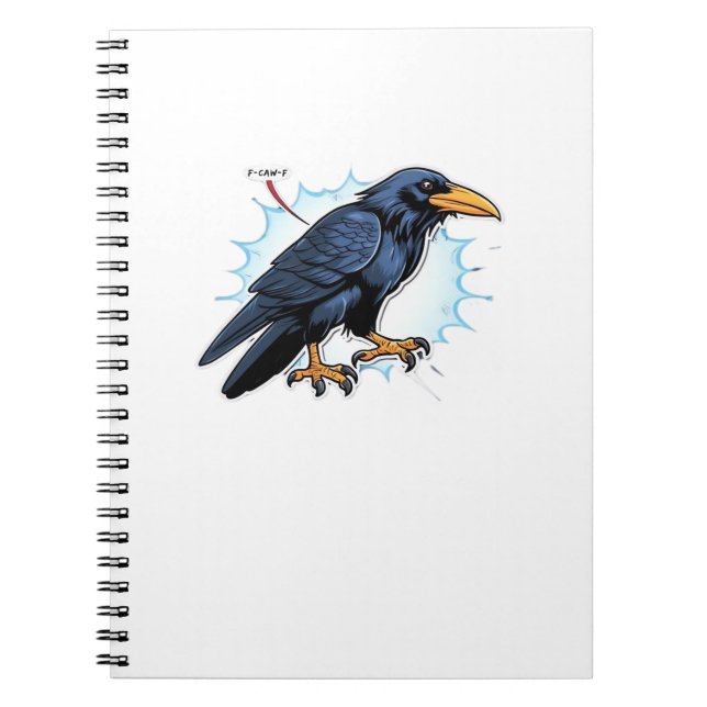 F-Caw-F Classic Simple Clean Notebook (Front)