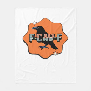 F-Caw-F Classic Trendy Casual Fleece Blanket