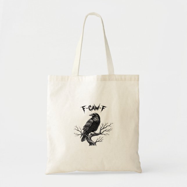F-Caw-F Classic Trendy Style Tote Bag (Front)