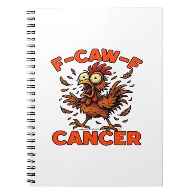 F-Caw-F Classic Vintage Cool Notebook (Front)