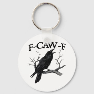 F-Caw-F Classic Vintage Graphic Key Ring