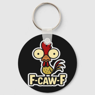 F-Caw-F Classic Vintage Graphic Key Ring