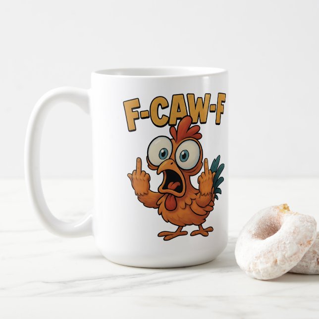 F-CAW-F COFFEE MUG (With Donut)