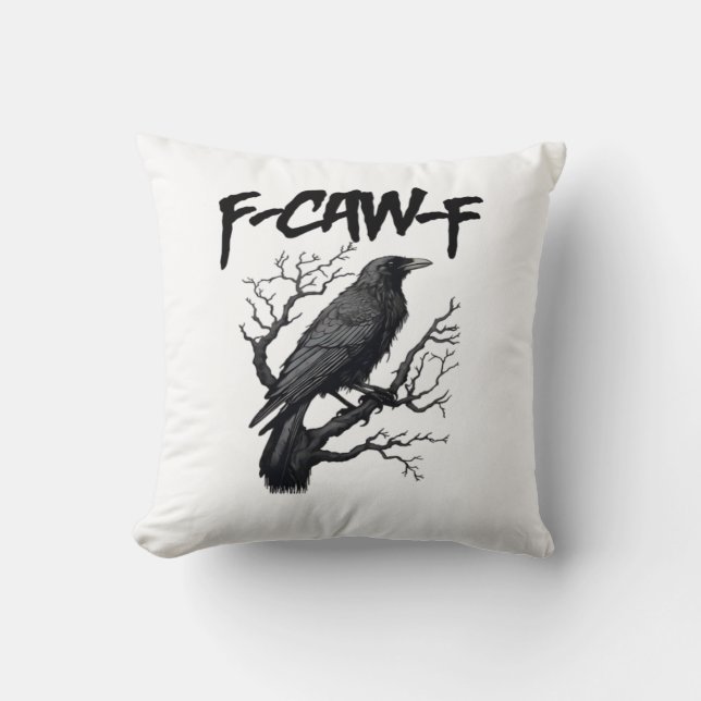 F-Caw-F Comfort Support Your Murder Essential Funn Cushion (Front)
