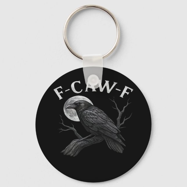F-Caw-F Cool Unique Key Ring (Front)