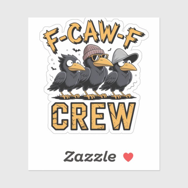 F-Caw-F Crew Funny Matching Cousins Outfit   (Sheet)