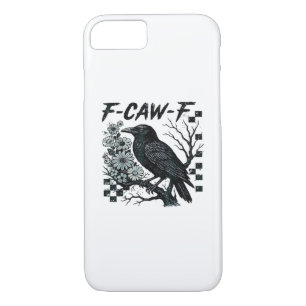 F-Caw-F Crow Bird Retro Classic Case-Mate iPhone Case