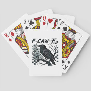 F-Caw-F Crow Bird Retro Classic Playing Cards