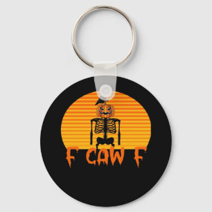 F-Caw-F Crow Classic Aesthetic Casual Key Ring