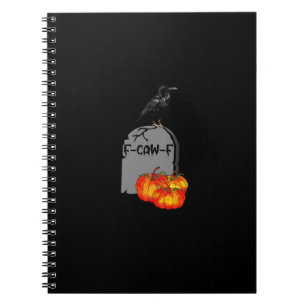 F-Caw-F Crow Classic Retro Cool Notebook