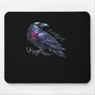 F-Caw-F Crow Classic Retro Style Mouse Pad