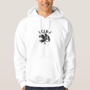 F Caw F Crow Creative Casual Hoodie
