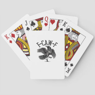 F Caw F Crow Creative Casual Playing Cards