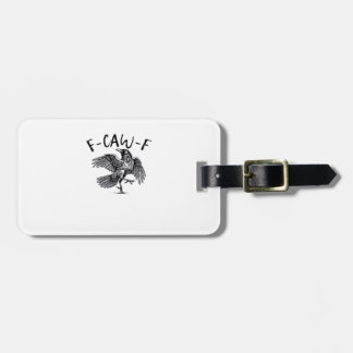 F-Caw-F Crow Essential Retro Classic Luggage Tag