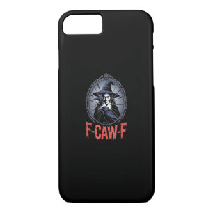 F-Caw-F Crow Funny Gothic Moon Bird Halloween Crea Case-Mate iPhone Case