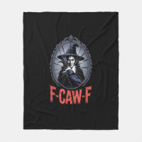 F-Caw-F Crow Funny Gothic Moon Bird Halloween Crea