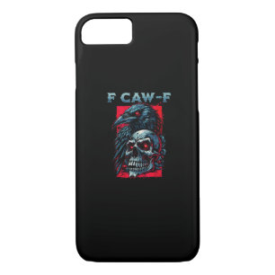 F-Caw-F Crow Humorous Graphic Case-Mate iPhone Case