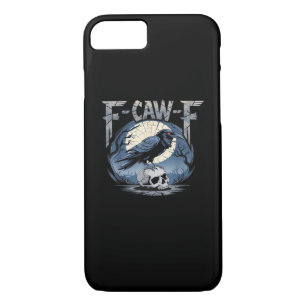 F-Caw-F Crow Moonlit Raven Classic Case-Mate iPhone Case