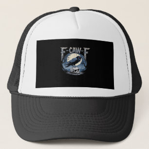 F-Caw-F Crow Moonlit Raven Classic Trucker Hat