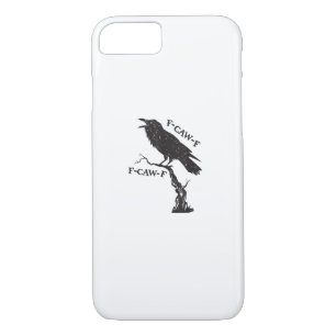 F-Caw-F Crow Pun Funny Bird Cawing Grunge Creative Case-Mate iPhone Case