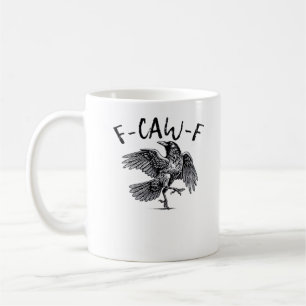 F Caw F Crow Retro Classic Style Coffee Mug