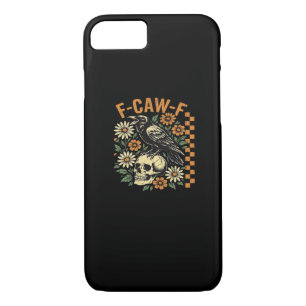 F-Caw-F Crow Vintage Graphic Case-Mate iPhone Case